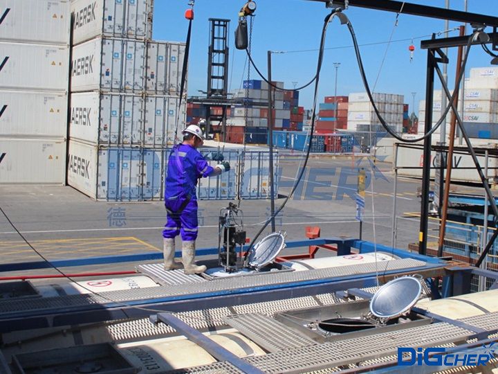 罐式集装箱高压水自动化清洗系统